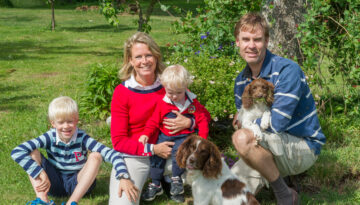 Familjen Fång med C S Arrietta och hennes dotter C S Magic